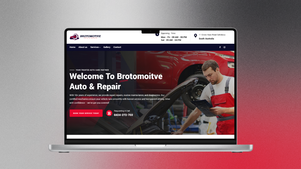 Auto Repair: Web Driving Sales