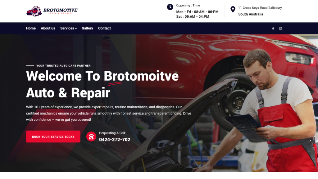 Auto Repair: Web Driving Sales
